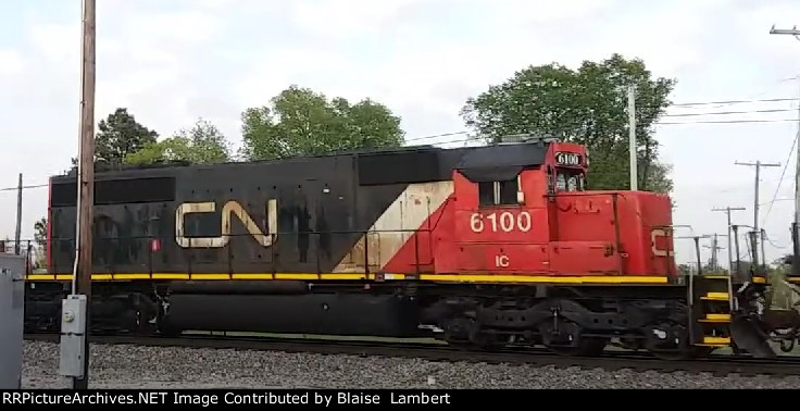 the last existing 6100 series SD40-2!